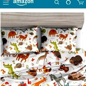 Brand new 😍Alphabet animal Duvet cover high quality Twin size and pillow cases